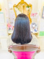 美容室 ティンカーベル ワンレングスヘア