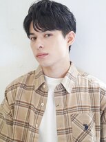 ジョエミバイアンアミ(joemi by Un ami)&nbsp;(joemi 新宿)アップバング　癖毛風パーマメンズヘア　近江