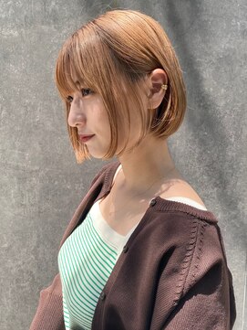 ロンドルーチェ 心斎橋(Lond luce) ダークアッシュ/ミディアムレイヤーカット［髪質改善/縮毛矯正］