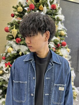 ゼスト 吉祥寺店(ZEST) 刈り上げマッシュベースツイストスパイラルパーマ吉祥寺鈴木楓竜