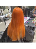 オレンジ/派手髪/ロング/D