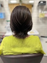 ヘアメイク ウエニ 上本町(HAIR MAKE UE2)&nbsp;レイヤー×白髪ぼかしハイライトでイメチェンも◎