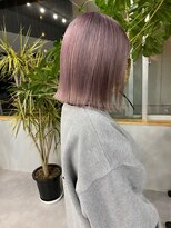 レブ 三条河原町(Reb,)&nbsp;外ハネボブ×ピンクラベンダー(ダブルカラー)