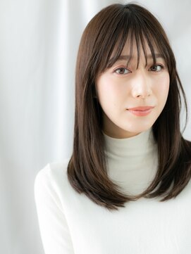 ドクターズサロン LAB 小山店 暖色系カラー小顔ツヤ髪ニュアンスストレートo小山20代30代40代