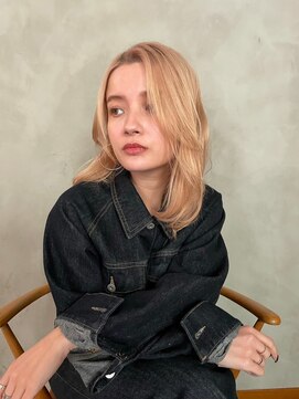 テテコケット(tete coquette) 【若松 詩季】ダブルカラー/ハイトーンベージュ