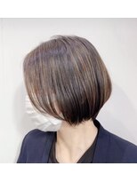 オレンジ(orange)&nbsp;【安蒜】大人向けナチュラルショートボブ