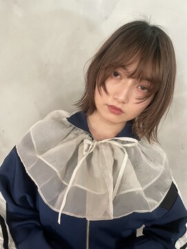 エクテ(ecouter) ノンジアミンカラー×レイヤーボブ