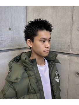 オーシャントーキョー ホワイト 原宿(OCEAN TOKYO WHITE) スパイキーショート短髪アップバングフェザーショート