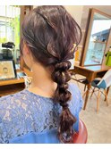 結婚式ヘアアレンジ