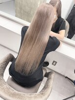 キング(K!ng)&nbsp;縮毛矯正髪質改善ハイライトレイヤーカット楠葉美容室エクステ