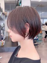 ビュー フクオカ(VIEW FUKUOKA)&nbsp;大人ボブ似合わせカットアースカラーのショートボブ