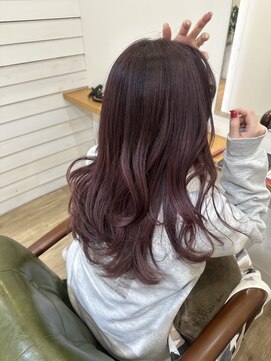 グリーンルームセカンド 結城店(GREEN ROOM. 2nd) ピンクパープル×美髪カラー