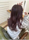ピンクパープル×美髪カラー