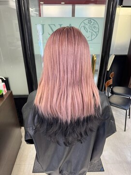 アイズ 本厚木(AIZU) ハイトーンカラー ピンクベージュ