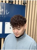スペインカール メンズカット パーマ