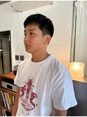 メンズナチュラルクロップショート
