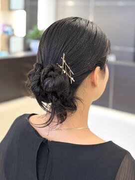 ヴィサージュ ギンザ VISAGE GINZA 和モダン編みおろしシニヨン