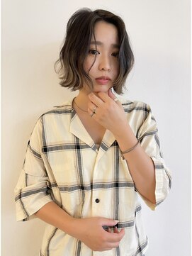 オアシス(oasis) 【oasisマミ】エンドアンブレラカラー/大人小顔切りっぱなしボブ