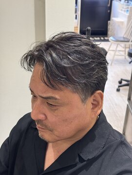 バース 梅田中崎町店(BIRTH) フェザーパーマフェザーショートニュアンスパーマメンズパーマ