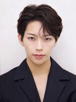 ルーシー 渋谷(LUCEY) センターパートフェザーパーマシャドウパーマメンズパーマ