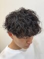 ジュエ ヘアー デザイン(Jue hair design)&nbsp;簡単にスタイリングでき、ラフに決まるシャドウパーマ。