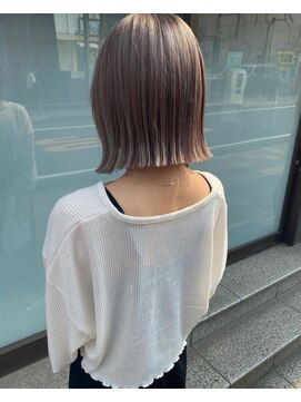 ブリックバイブレイス 千葉 千葉中央(brick by brace) 千葉駅/着物ヘア/大人ガーリー/ダークアッシュ/似合わせカット