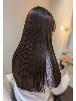 オルガ 草加店(Olga)の写真/薬剤に美髪トリートメント配合。回数を重ねる度に潤い艶髪に[草加/縮毛矯正/髪質改善/白髪染め]