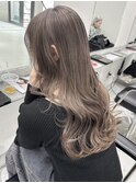 ハイトーンカラーミルクティーベージュブロンドグレージュ金髪