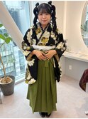 袴着付け/袴/卒業式着付け/着物/袴着付/袴ヘアセット/袴ヘア