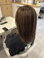 ローゼル(roselle) 職場でも気にならないハイライト、インナーカラー好評です!
