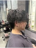 海外風シャドウパーマ