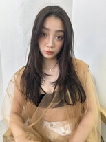 サロン ド ミルク 渋谷(salon de MiLK)&nbsp;ミルクティーベージュロングレイヤーカット/渋谷