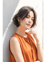 アッシュ 学芸大学店(Ash) ショートボブ/大人女性/グレージュラテ/髪質改善/白髪ぼかし