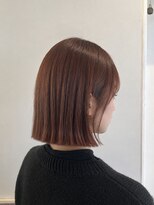 ネオリーブシェリエ 浅草店(Neolive cherie)&nbsp;オレンジカラー×ボブ