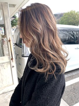 フェーディン(fa/din) ハイライトバレイヤージュベージュ