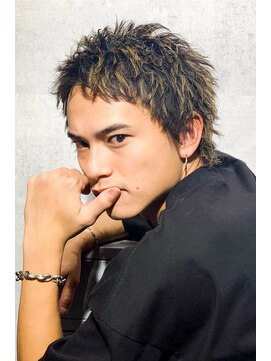 ゴールド 渋谷本店(GOALD) 波打ちスパイラルツイストスパイラルアップバング束感