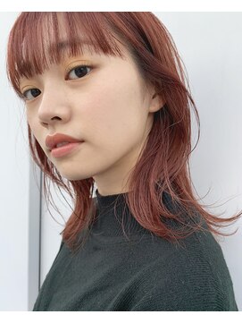 ミンクス 青山店(MINX) 外ハネおしゃれ暖色系カラー