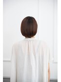 【carin横浜】ショートボブ/ショコラベージュ/暗めカラー