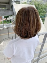 オーシャン(Ocean)&nbsp;[OCEAN Hair&Life藤原純] 無造作ハイライト☆明るい白髪染め☆