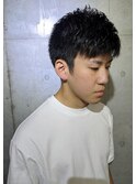 爽やかショートスタイル　【バーバーバー　八広】