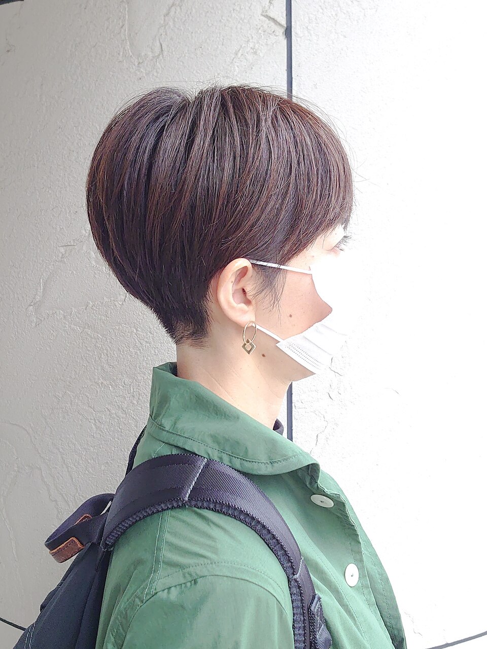 30代・40代・50代・60代にオススメ 秋色刈り上げショート/takeo