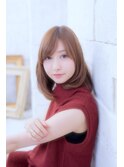 〈mielhair新宿〉ナチュラル 内巻き ミディ TOKIO
