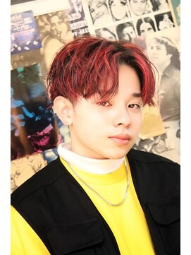 スピンオフシフト(SPIN-OFF SHIFT) 赤髪×センターパート