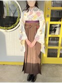 卒業式 袴 着付け