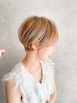 シークレット 経堂店(Secret) くびれショート×ホワイトミルクティー