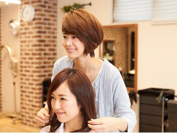 オーガニック イオンタウン岡崎美合店(Organic)の写真/【コラーゲン配合◇オーガニック根元染め】ダメージレスな低刺激の薬剤で,うるおいを含んだ自然な艶髪へ♪