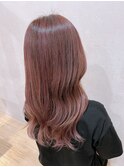 ペールピンク/ツヤ髪/グラデーションカラー/20代/30代