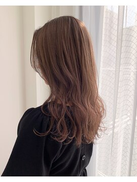 ヨーク(YOKE) 【 YOKE 】顔まわりレイヤー大人かわいいピンクミルクティー