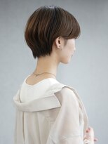 アイティーバイアルバム 北千住店(IT by ALBUM)&nbsp;美人ショート_斜めバンググレージュカラー_59274