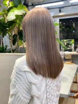 サンクプロジェクト(cinq PROJECT) ダブルカラーインナーカラーミルクティーベージュローライト韓国